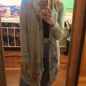 Super soft long cover up sweater!